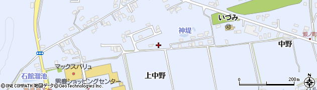 秋田県男鹿市脇本脇本（上中野）周辺の地図