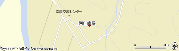 秋田県北秋田市阿仁幸屋（菅ノ沢）周辺の地図