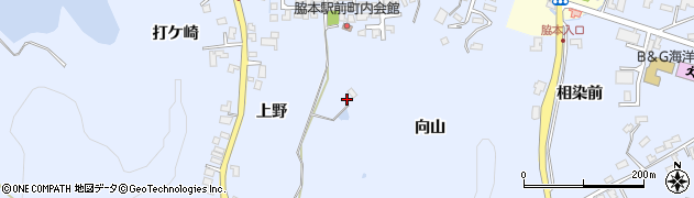 秋田県男鹿市脇本脇本向山周辺の地図
