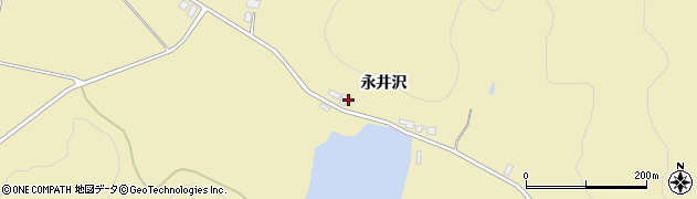 岩手県盛岡市玉山永井（永井沢）周辺の地図