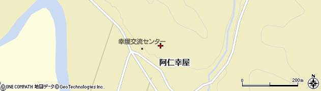 秋田県北秋田市阿仁幸屋周辺の地図