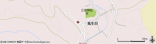 秋田県男鹿市船川港仁井山馬生目70周辺の地図