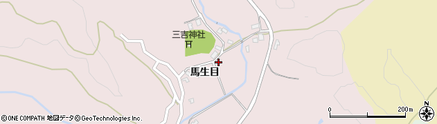 秋田県男鹿市船川港仁井山馬生目87周辺の地図