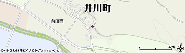 秋田県井川町（南秋田郡）宇治木（宇治木）周辺の地図