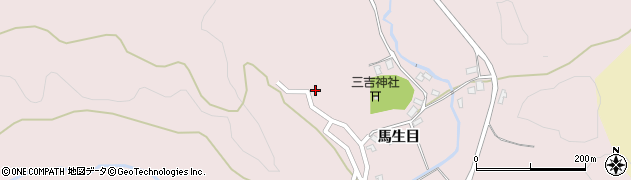 秋田県男鹿市船川港仁井山馬生目57周辺の地図