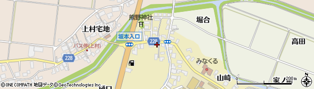 バス停(坂本)周辺の地図