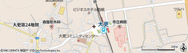岩手県八幡平市大更（第２５地割）周辺の地図