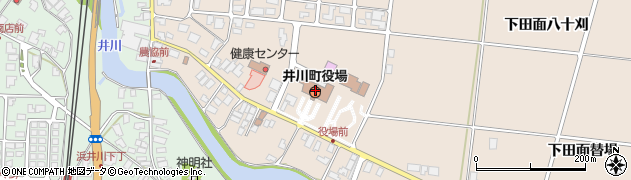 秋田県井川町（南秋田郡）周辺の地図