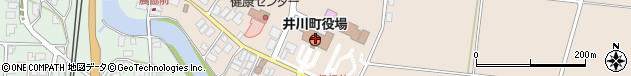 秋田県南秋田郡井川町周辺の地図