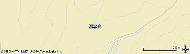 岩手県岩泉町（下閉伊郡）門（湯沢鹿）周辺の地図