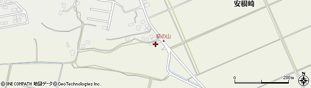 秋田県男鹿市船越根木2周辺の地図