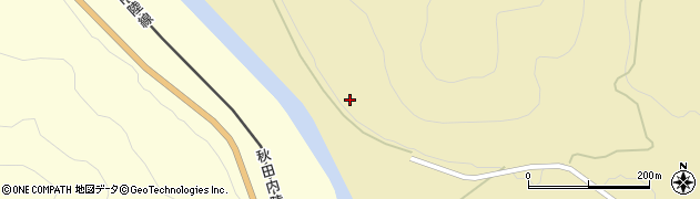 秋田県北秋田市阿仁幸屋（高崎）周辺の地図