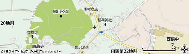 田頭郵便局周辺の地図
