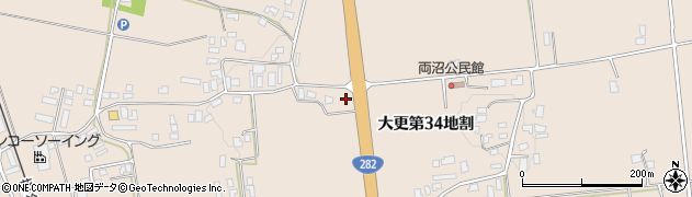 岩手県八幡平市大更（第３４地割）周辺の地図