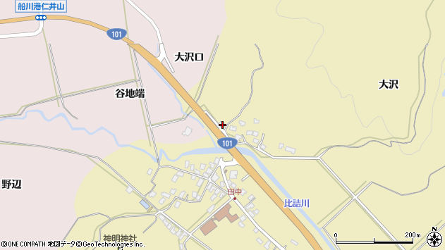 〒010-0502 秋田県男鹿市船川港比詰の地図