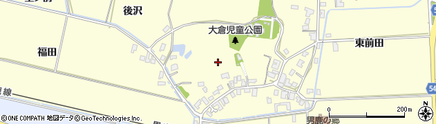秋田県男鹿市脇本富永周辺の地図