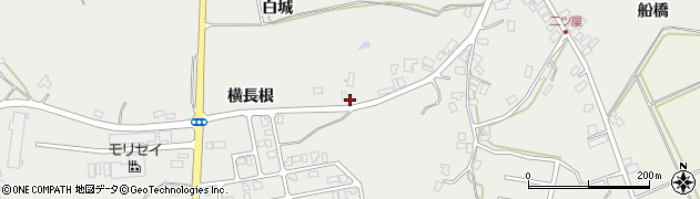 秋田県男鹿市払戸（横長根）周辺の地図