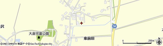 秋田県男鹿市脇本富永（東前田）周辺の地図