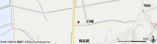 秋田県男鹿市払戸白城21周辺の地図