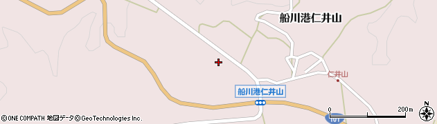 秋田県男鹿市船川港仁井山森越周辺の地図