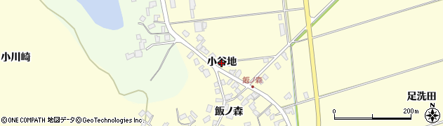 秋田県男鹿市脇本富永（小谷地）周辺の地図