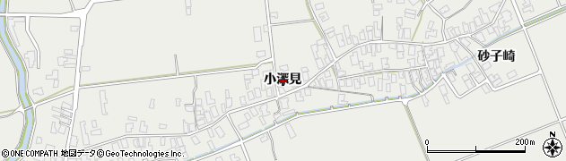 秋田県男鹿市払戸小深見周辺の地図