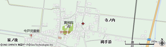 秋田県井川町（南秋田郡）今戸（寺ノ内）周辺の地図