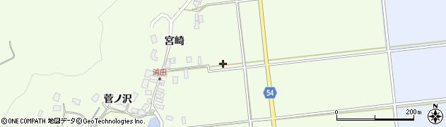 秋田県男鹿市脇本浦田周辺の地図