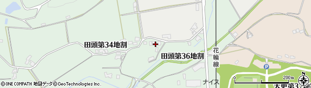 岩手県八幡平市田頭（第３６地割）周辺の地図