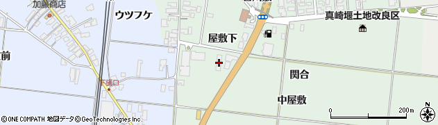 秋田県南秋田郡五城目町大川下樋口関合32周辺の地図