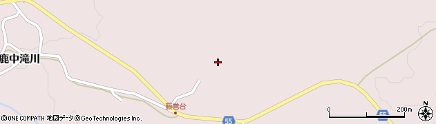 秋田県男鹿市男鹿中滝川藤巻台17周辺の地図