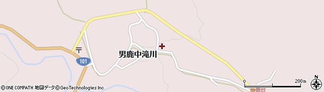 秋田県男鹿市男鹿中滝川萱置場94周辺の地図