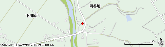 秋田県南秋田郡五城目町高崎岡谷地周辺の地図