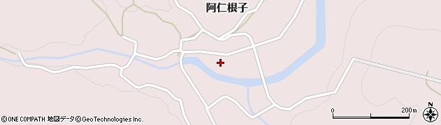 秋田県北秋田市阿仁根子舘下段95周辺の地図