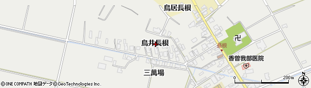 秋田県男鹿市払戸鳥井長根周辺の地図