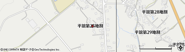 岩手県八幡平市平舘（第２５地割）周辺の地図
