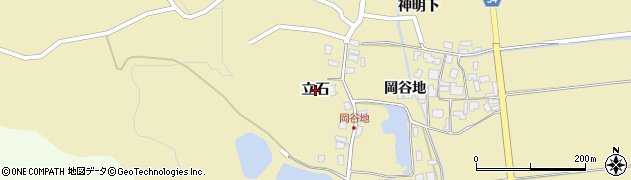 秋田県男鹿市脇本樽沢（立石）周辺の地図
