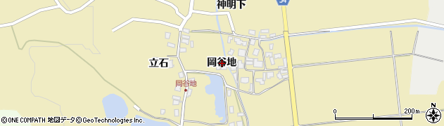 秋田県男鹿市脇本樽沢（岡谷地）周辺の地図