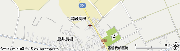 秋田県男鹿市福川鳥居長根42周辺の地図