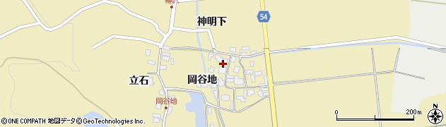 秋田県男鹿市脇本樽沢岡谷地130周辺の地図