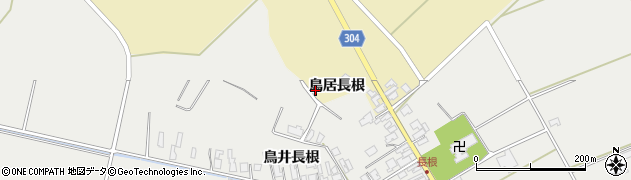 秋田県男鹿市福川鳥居長根41周辺の地図