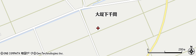 秋田県男鹿市払戸大堤下千間983周辺の地図