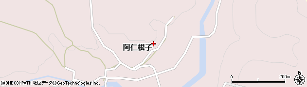 秋田県北秋田市阿仁根子舘下段19周辺の地図