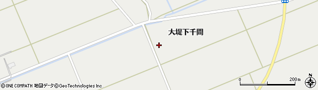 秋田県男鹿市払戸大堤下千間266周辺の地図