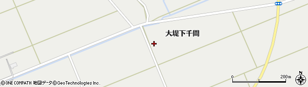 秋田県男鹿市払戸大堤下千間307周辺の地図