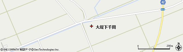 秋田県男鹿市払戸大堤下千間312-1周辺の地図