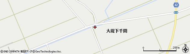 秋田県男鹿市払戸大堤下千間304周辺の地図