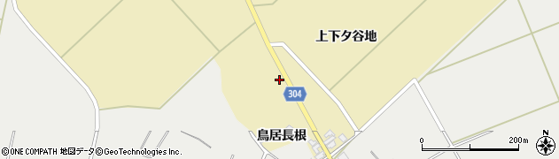秋田県男鹿市福川鳥居長根6周辺の地図