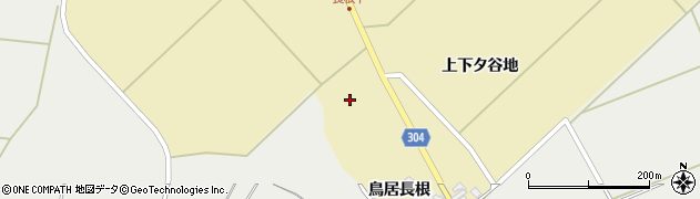 秋田県男鹿市福川鳥居長根175周辺の地図