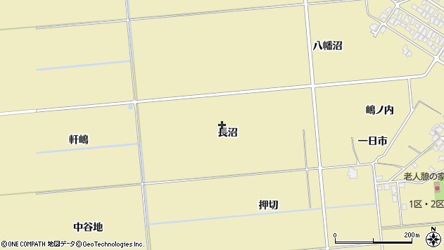 〒018-1632 秋田県南秋田郡八郎潟町長沼の地図